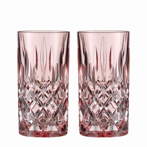 Nachtmann Noblesse Longdrinkglas Rosé 2er Set