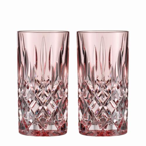 Nachtmann Noblesse Longdrinkglas Rosé 2er Set