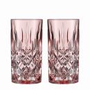Nachtmann Noblesse Longdrinkglas Rosé 2er Set