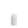 Uyuni Echtwachs-LED-Stumpenkerze mit Wachsspiegel Nordic White Smooth 7,5 cm