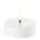 Uyuni Echtwachs-LED-Maxiteelicht Nordic White Smooth