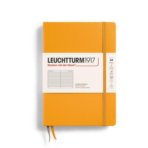 Leuchtturm1917 Notizbuch Medium A5 Hardcover Rising Sun Liniert