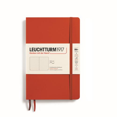Leuchtturm1917 Notizbuch Paperback B6+ Softcover Fox Red Dotted