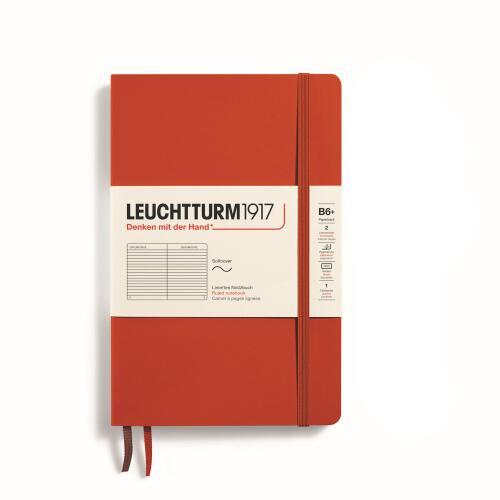 Leuchtturm1917 Notizbuch Paperback B6+ Softcover Fox Red Liniert