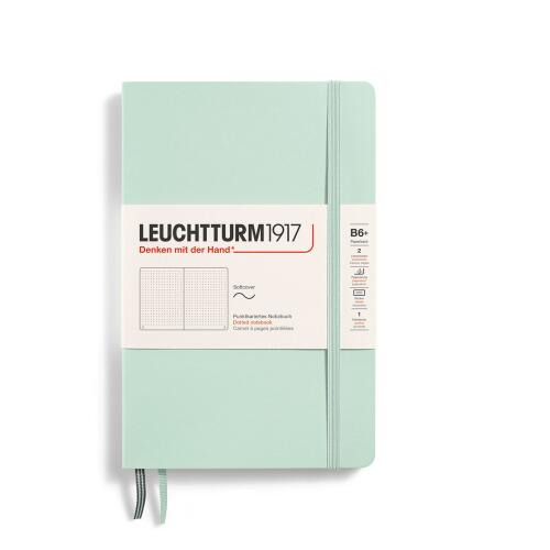 Leuchtturm1917 Notizbuch Paperback B6+ Softcover Mint Green Dotted