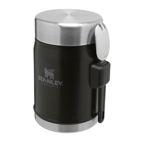Stanley The Legendary Food Jar + Spork Matte Black