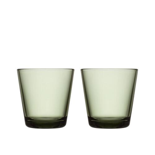 Iittala Kartio Glas Tannengrün 2er Set 210 ml