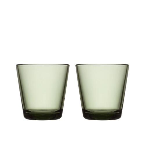 Iittala Kartio Glas Tannengrün 2er Set 210 ml