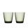 Iittala Kartio Glas Tannengrün 2er Set 210 ml