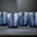 Lyngby Glas Vienna Wasserglas Blau 4er Set