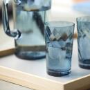 Lyngby Glas Vienna Highballglas Blau 4er Set