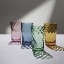 Lyngby Glas Vienna Highballglas Blau 4er Set
