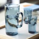 Lyngby Glas Vienna Kanne Blau 1800 ml