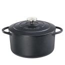 Küchenprofi Provence Bratentopf Rund Schwarz 28 cm