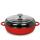Küchenprofi Provence Bauernpfanne mit Glasdeckel Rot 28 cm
