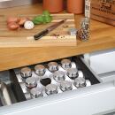Küchenprofi Gewürzständer mit zwölf Gläsern