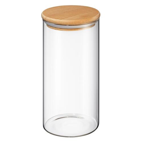 Zassenhaus Vorratsglas mit Holzdeckel 1300 ml