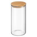 Zassenhaus Vorratsglas mit Holzdeckel 1300 ml