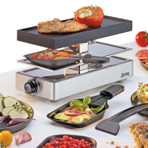 Spring Raclette2 Classic Silber