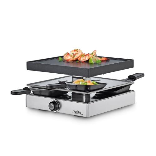Spring Raclette4 Classic Silber