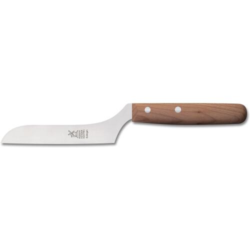 Windmühlenmesser Meisterstück Käse- und Salamimesser Blaugepließtet Kirschholz