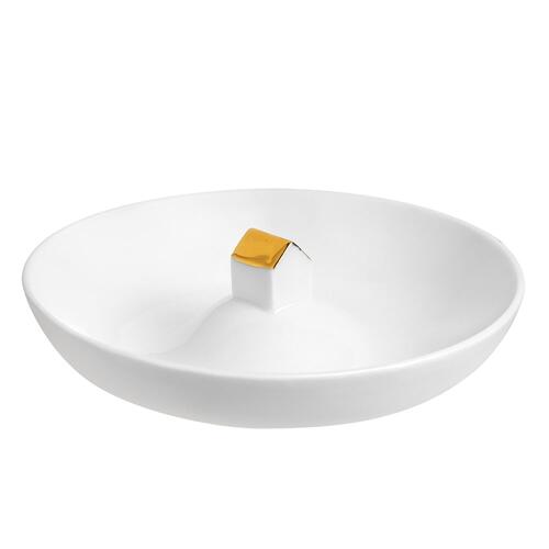 Räder Porzellangeschichten Goldstück-Schale Haus