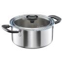 Fiskars Functional Form Kasserolle mit Glasdeckel 3000 ml