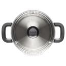 Fiskars Functional Form Kasserolle mit Glasdeckel 3000 ml