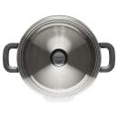 Fiskars Functional Form Kasserolle mit Glasdeckel 7000 ml