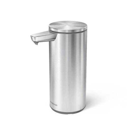 Simplehuman Wiederaufladbarer Sensorspender Edelstahl Gebürstet 266 ml