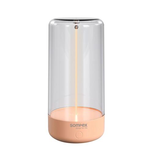 Sompex Akku-Tischleuchte Pulse Apricot