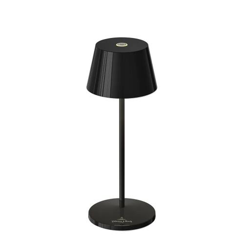 Sompex Akku-Tischleuchte Seoul Micro RC Schwarz Ceramic