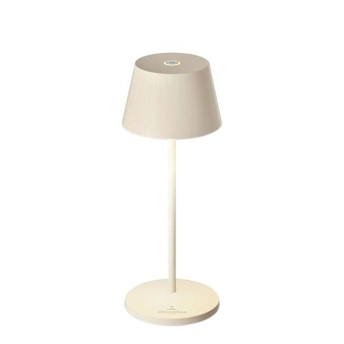 Sompex Akku-Tischleuchte Seoul Micro RC Elfenbein Ceramic