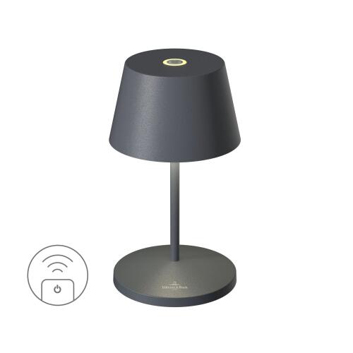 Sompex Akku-Tischleuchte Seoul RC Anthrazit