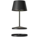 Sompex Akku-Tischleuchte Seoul RC Schwarz