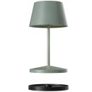 Sompex Akku-Tischleuchte Seoul RC Olivgrün