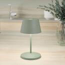 Sompex Akku-Tischleuchte Seoul RC Olivgrün