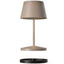 Sompex Akku-Tischleuchte Seoul RC Sand