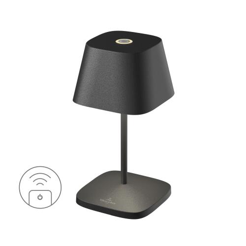 Sompex Akku-Tischleuchte Neapel RC Schwarz