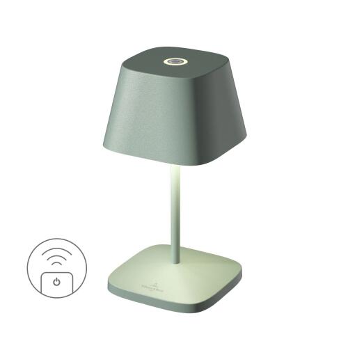 Sompex Akku-Tischleuchte Neapel RC Olivgrün