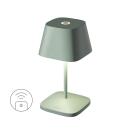 Sompex Akku-Tischleuchte Neapel RC Olivgrün