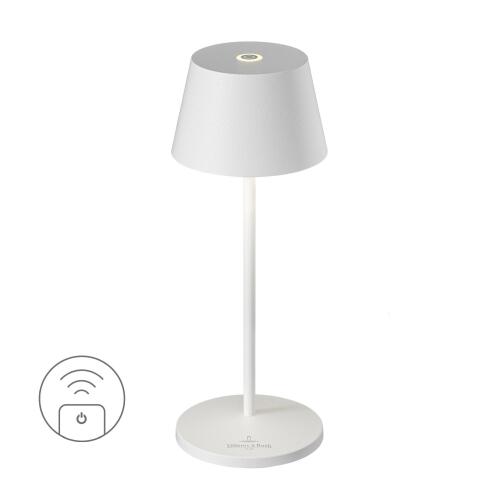 Sompex Akku-Tischleuchte Seoul Micro RC Weiß