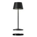Sompex Akku-Tischleuchte Seoul Micro RC Schwarz