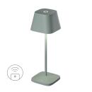 Sompex Akku-Tischleuchte Neapel Micro RC Olivgrün