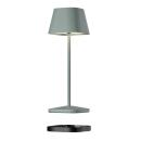 Sompex Akku-Tischleuchte Neapel Micro RC Olivgrün