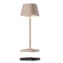 Sompex Akku-Tischleuchte Neapel Micro RC Sand