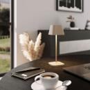 Sompex Akku-Tischleuchte Neapel Micro RC Sand