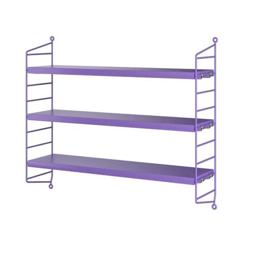 String Furniture String Pocket Wandregal Violett/Violett