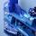 String Furniture String Pocket Metall Blau/Blau