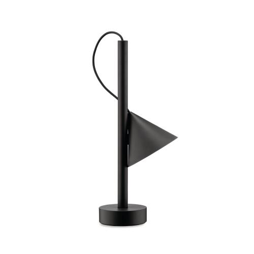 Alessi Tragbare LED-Leuchte Tsumiki Schwarz